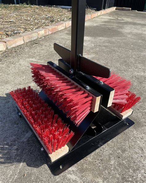 mud sweeper boot cleaner|stand alone boot scrapers.